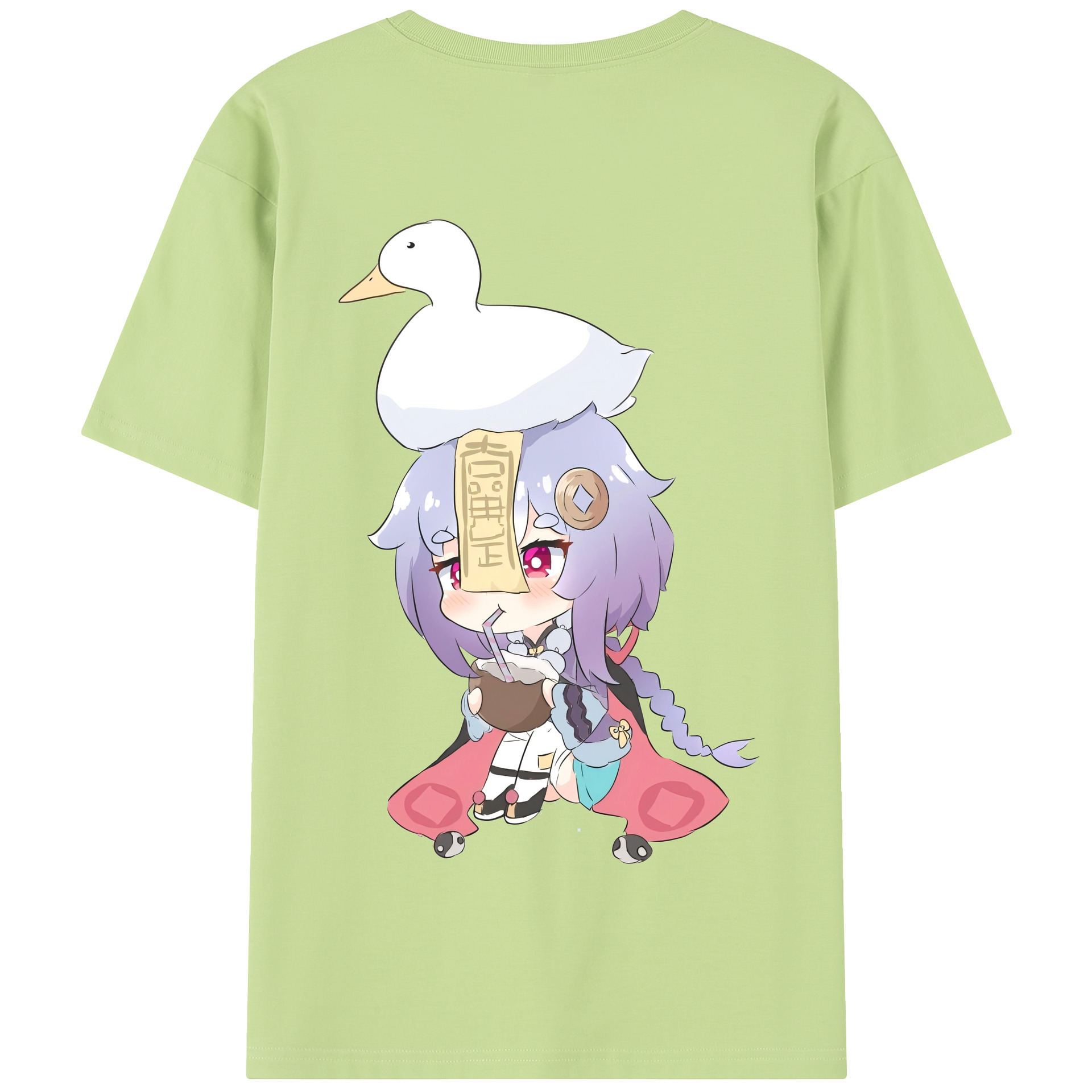 げんし神 七七 なな  genshin Nana 綿100％半袖Tシャツ（背面プリント）